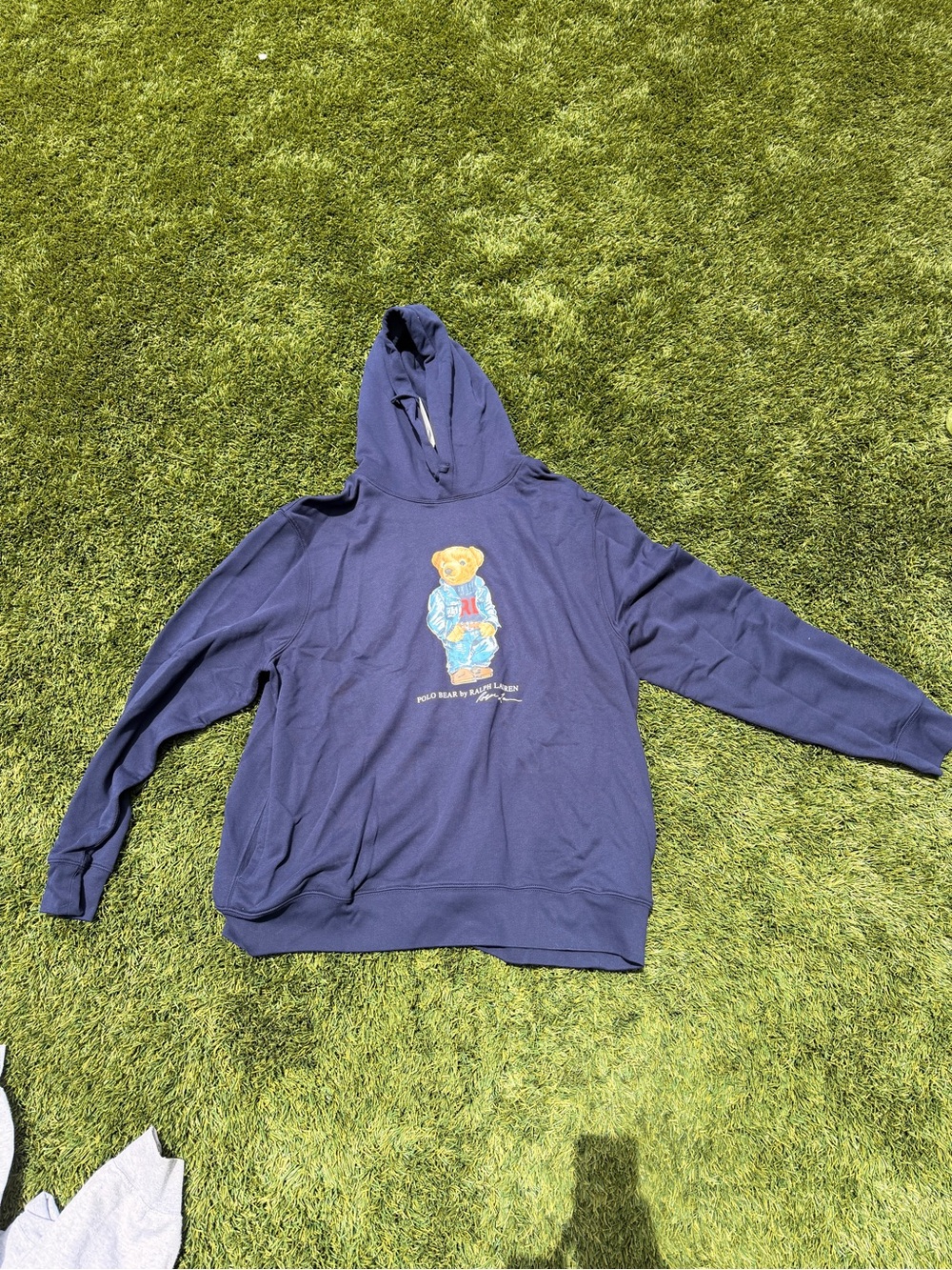 Polo by Ralph Lauren Navy Bear Graphic Hoodie